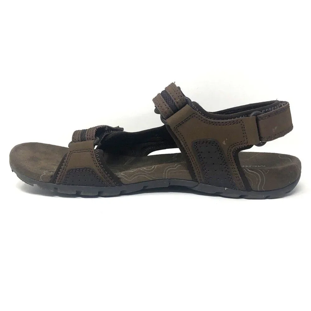 MERRELL Sandspur Oak Sport Sandals Mens Size 13 Dark Earth Brown Outdoors Trail